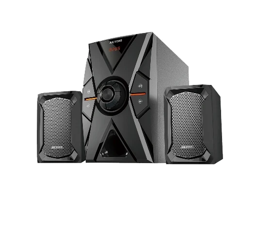 Ailyons 2.1 Channel Subwoofer Speaker System with Bluetooth, USB & FM Radio