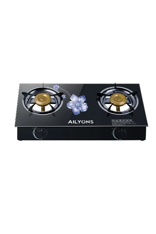Ailyons Glass Stove Double Burner, GS014-4