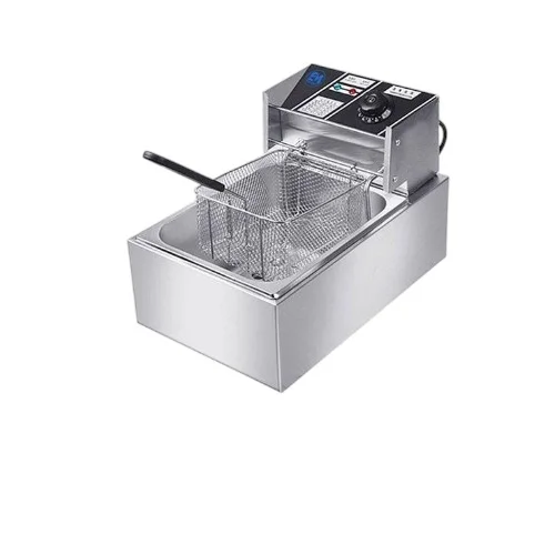Electromate 6L Stainless Steel Single Tank Deep Fryer