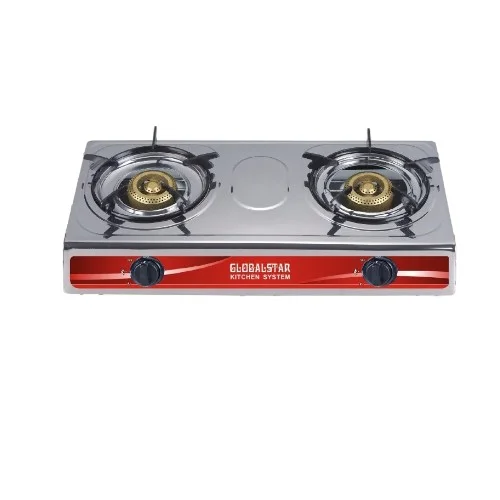 Globalstar 2 Burner Stainless Steel Table Top Gas Cooker