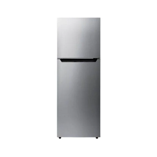 Hisense 205L Double Door Refrigerator with Frost Cooling, Silver - REF205DR