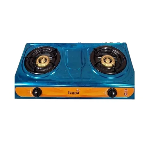 Icona 2 Burner Stainless Steel Gas Cooker