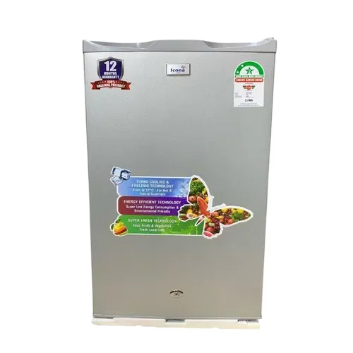 Icona 90L Single Door Refrigerator, ILRF-110KH – Compact Energy-Efficient Mini Fridge with Lock & Adjustable Shelves