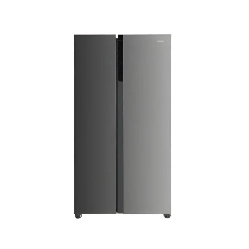 MIKA 442L Side-by-Side No Frost Refrigerator with AI Inverter Compressor, Inox Line Brush Finish – MRNF2D442XLBV