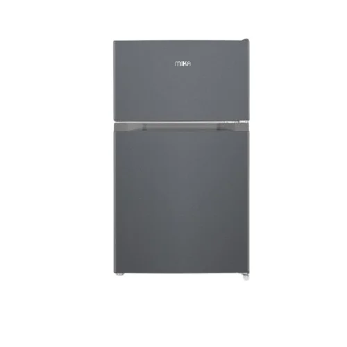 MIKA 86L Direct Cool Double Door Refrigerator, Dark Silver - MRDCD86DS