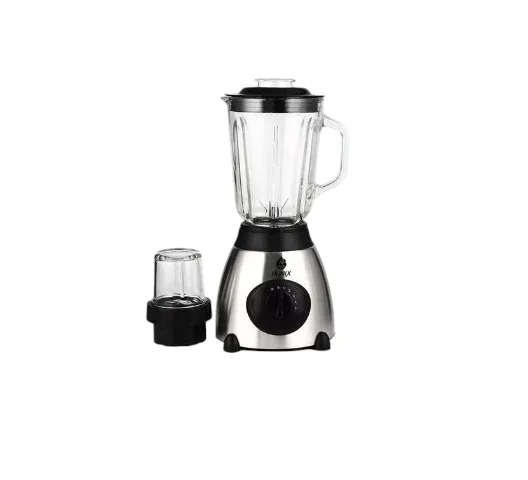 Nunix AK-500 2-in-1 Blender 1.5L Unbreakable Jar, 500W High-Power Kitchen Blender with Grinder