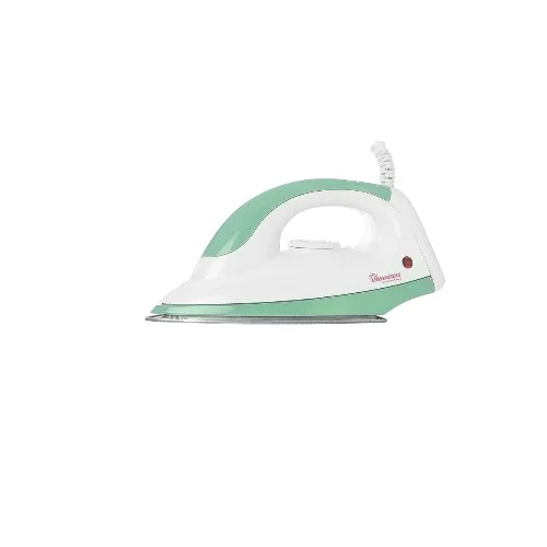Ramtons RM/180 Dry Iron – White & Green Lightweight Electric Iron with Non-Stick Soleplate
