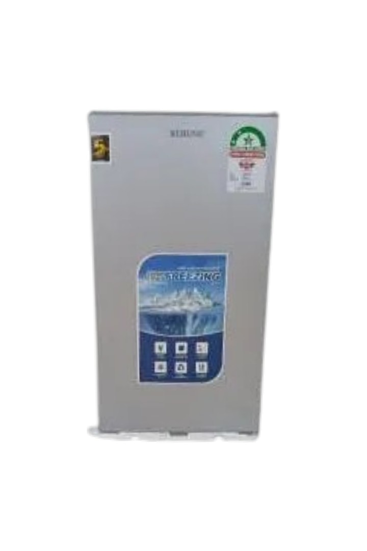 Rebune 90L Single Door Refrigerator, RE-BC-90S – Compact Mini Fridge, Energy Efficient, Silver Finish