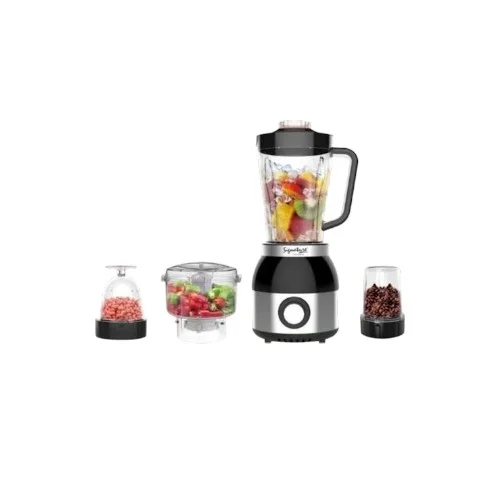 Signature 4-in-1 Multifunctional Blender & Food Processor, SG161A – Blender, Grinder, Chopper & Juicer
