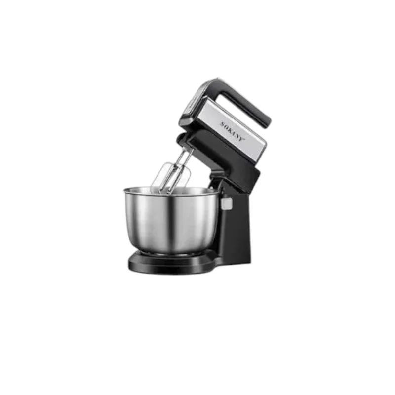 Sokany 4L 2-in-1 Stand Mixer with Stainless Steel Bowl, CX-6652