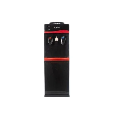 Sonar B7 Hot & Normal Water Dispenser – 2 Taps, Free Standing, Black