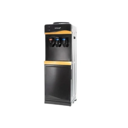 Sonar B7C 3-Tap Water Dispenser (Hot, Normal & Cold) – Black