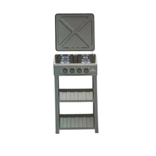Starlux 4 Burner Deluxe Gas Stove with Shelves, SGS-024-J
