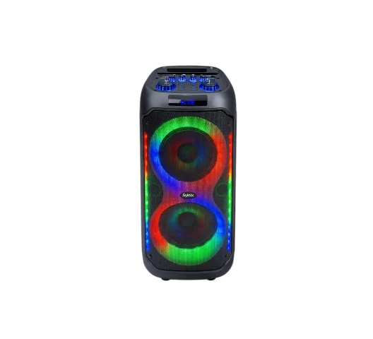 Syinix Powerful Party Speaker Bass Boom, SYNDJ280TWD - Bluetooth  with FM Radio, USB & LED Lights