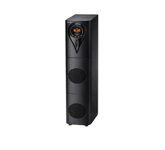 Syinix Tower Bluetooth Speaker, SYN2890FSB – Wireless Home Audio System with USB, FM Radio & Remote Control