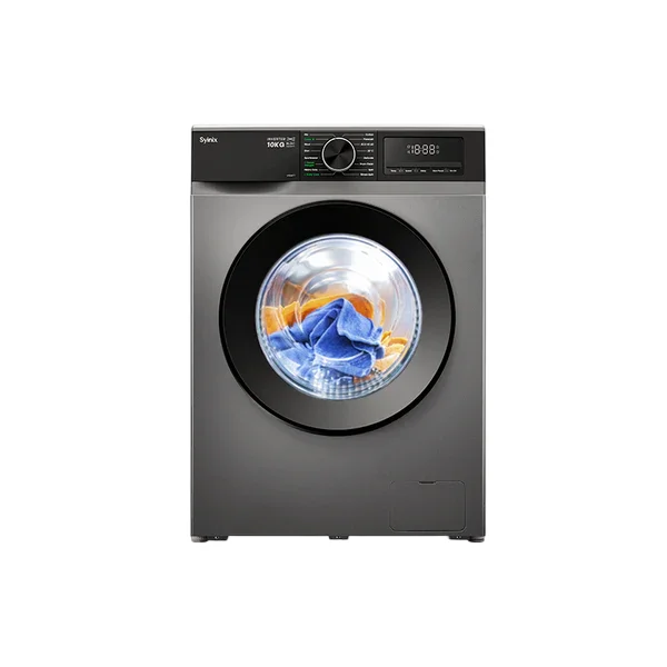 Syinix 12KG Wash & Spin Washing Machine Front Load, Grey - V12WFT