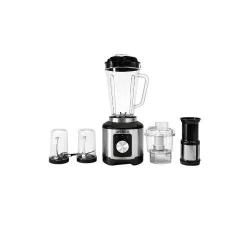 Unitech 6-in-1 Multifunction Blender DU005 – 1.5L Jar, Grinder, Chopper, Juicer, Mill & Smoothie Maker, Stainless Steel Blades