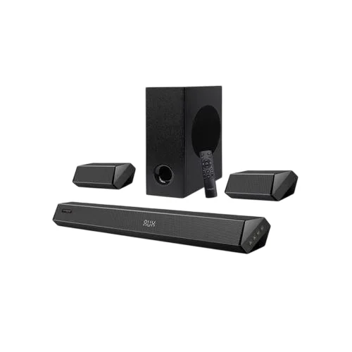 Vitron V535SB 5.1 Channel Wired Soundbar System – 11500W Home Theatre Surround Sound with Subwoofer, Bluetooth, USB & AUX